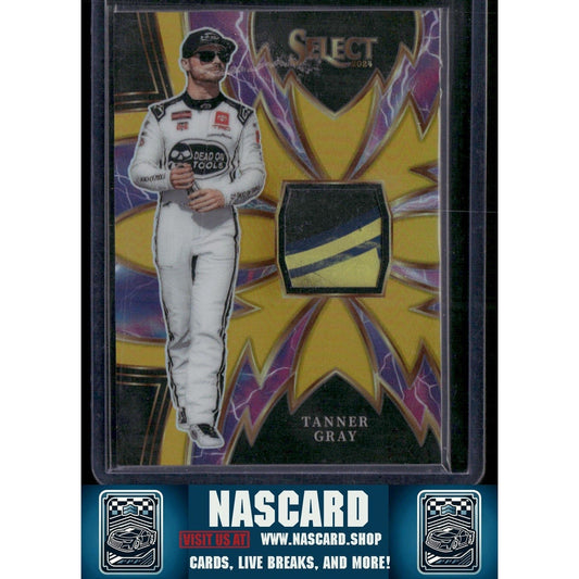 2024 Panini Select #S-TAN Tanner Gray Sparks Gold Prizms