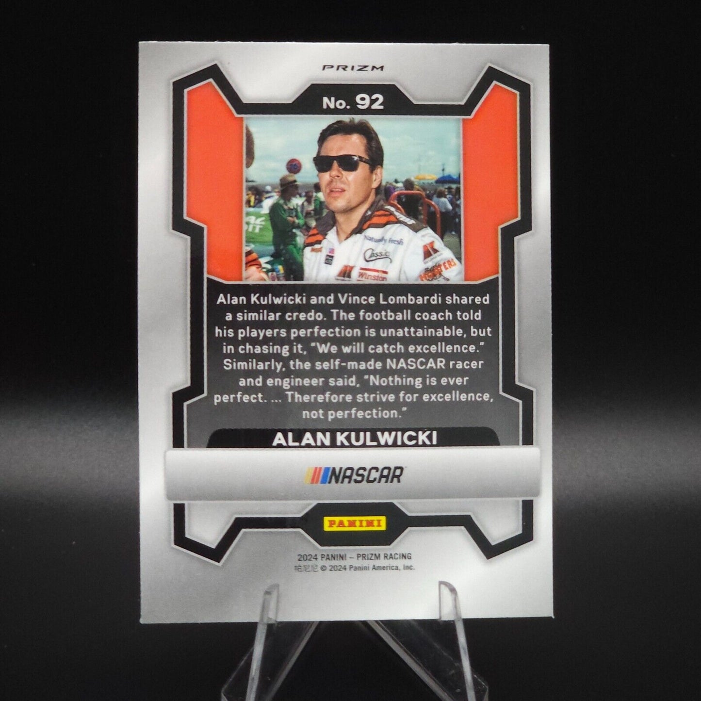 2024 Panini Prizm Racing - Silver Prizm #92 Alan Kulwicki