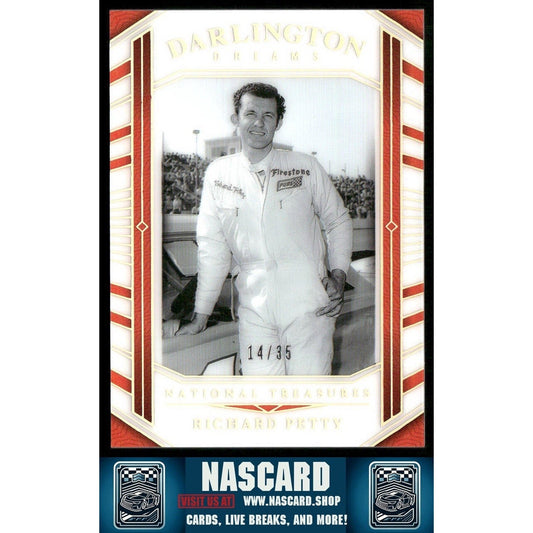2024 Panini National Treasures Darlington Dreams Richard Petty /35
