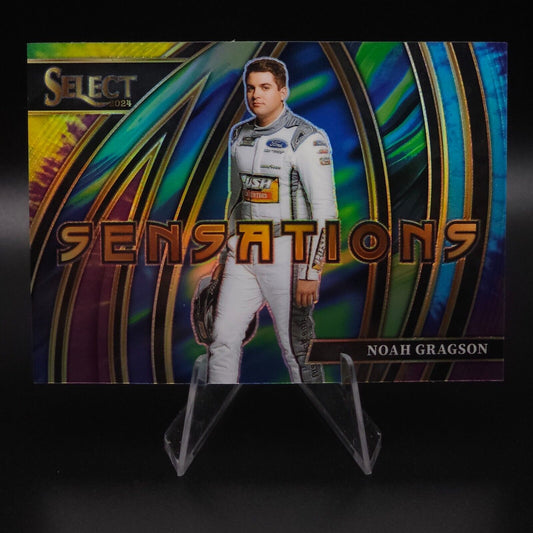 2024 Panini Select - Sensations Noah Gragson #5 Tie-Dye Prizm /25