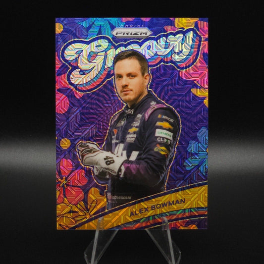 2024 Panini Prizm Racing Groovy Mojo Prizm #5 Alex Bowman /25