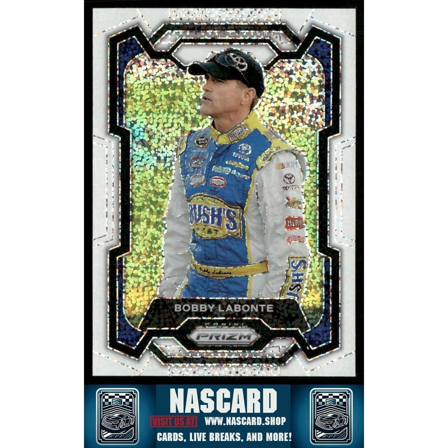 2024 Panini Prizm - Bobby Labonte #15 White Sparkle Prizm