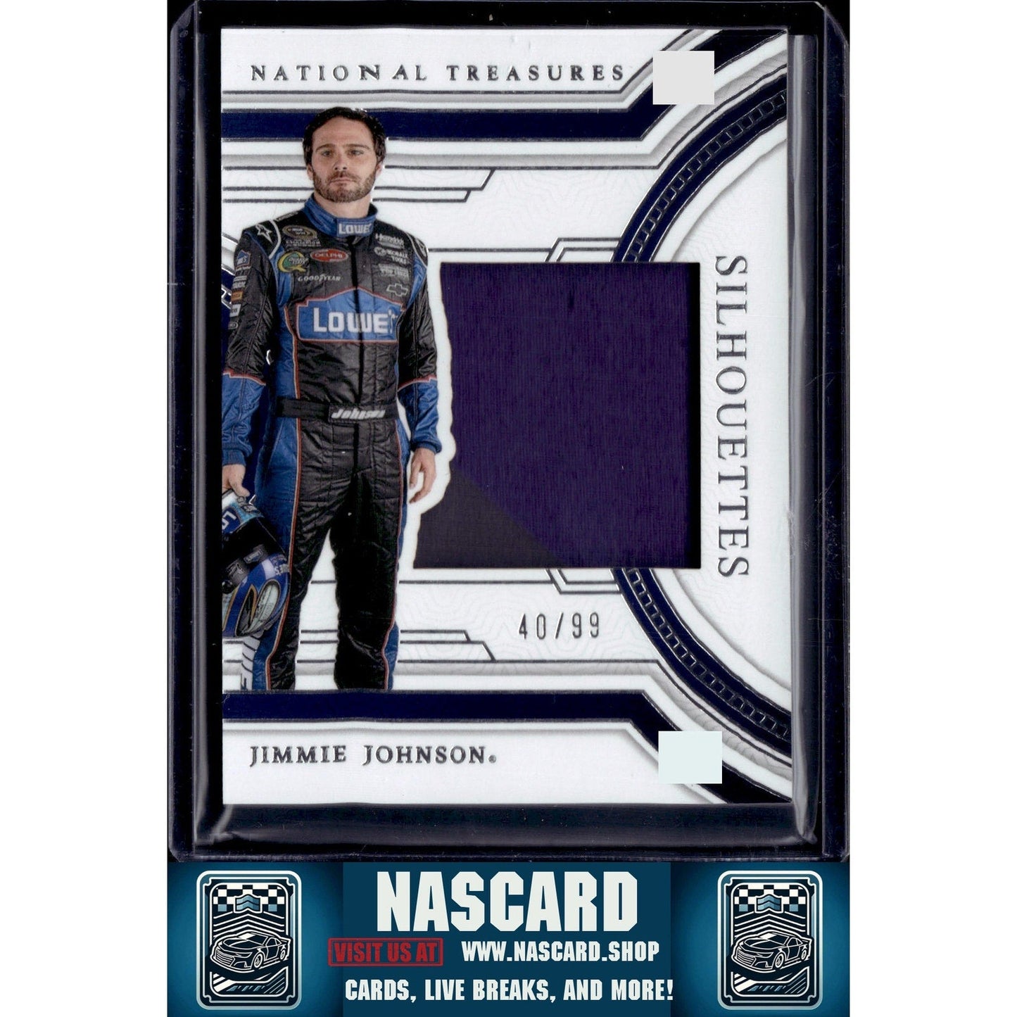 2024 Panini National Treasures #SS-JJN Jimmie Johnson Silhouettes