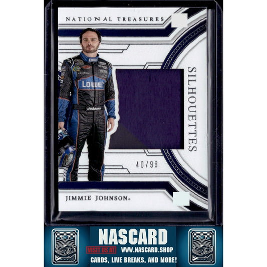 2024 Panini National Treasures #SS-JJN Jimmie Johnson Silhouettes