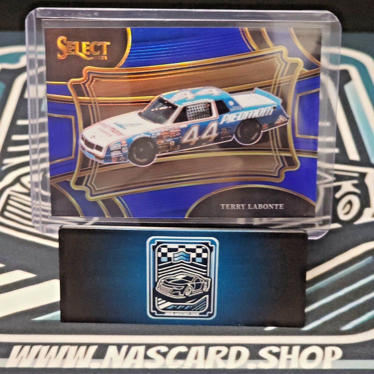 2024 Panini Select Racing Pit Road Blue Prizm #185 Terry Labonte 020/175