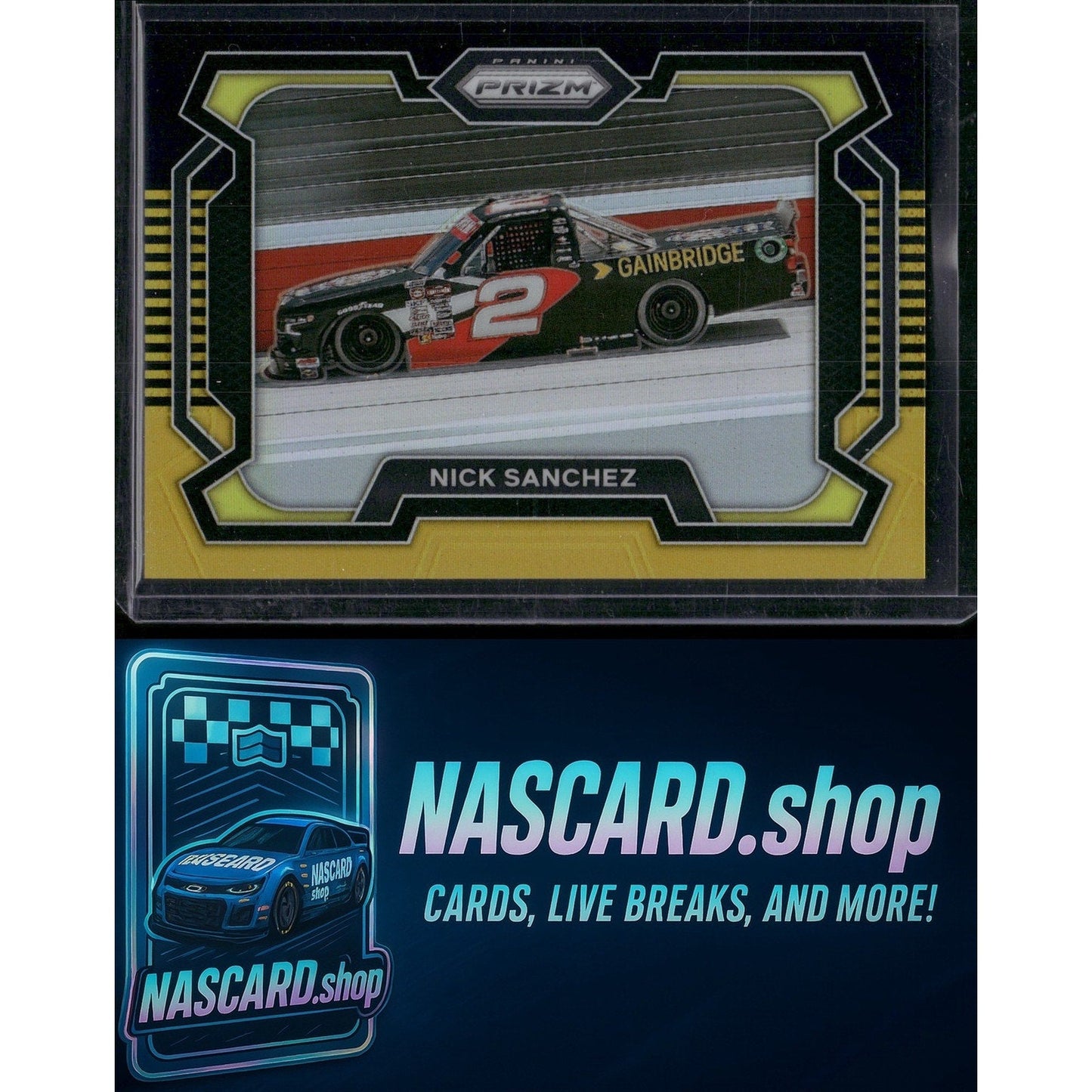 2024 Panini Prizm Rides #28 Nick Sanchez Black Gold #/5