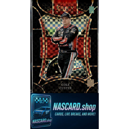 2024 Panini Select Trackside #235 Cole Custer Black Finite Prizms #1/1