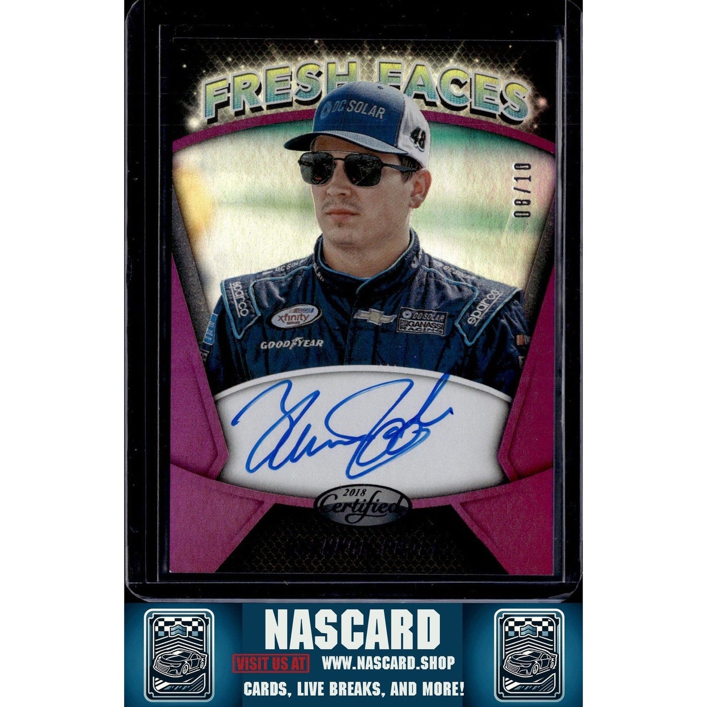 2018 Panini Certified #FFS-BP Brennan Poole Fresh Faces Signatures Purple #/10