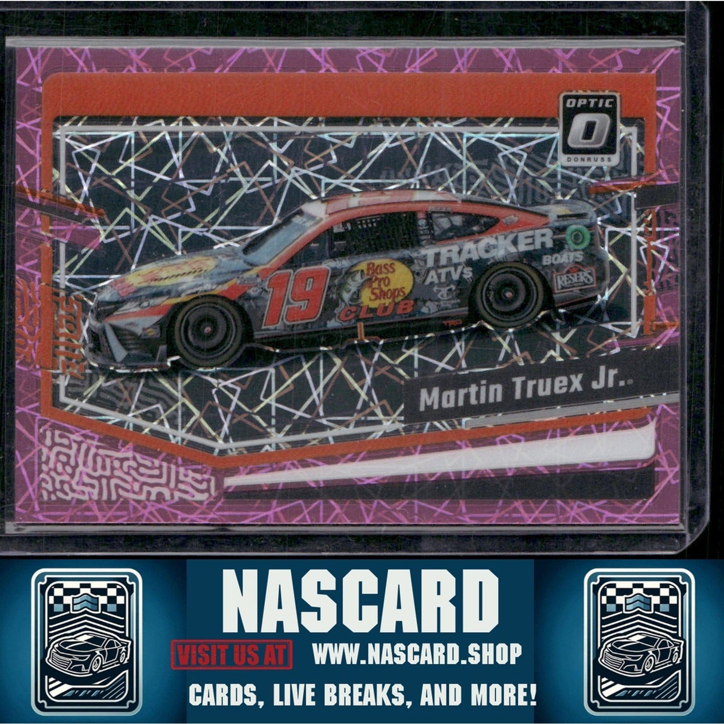 2024 Donruss #77 Martin Truex Jr. Optic Pink Velocity