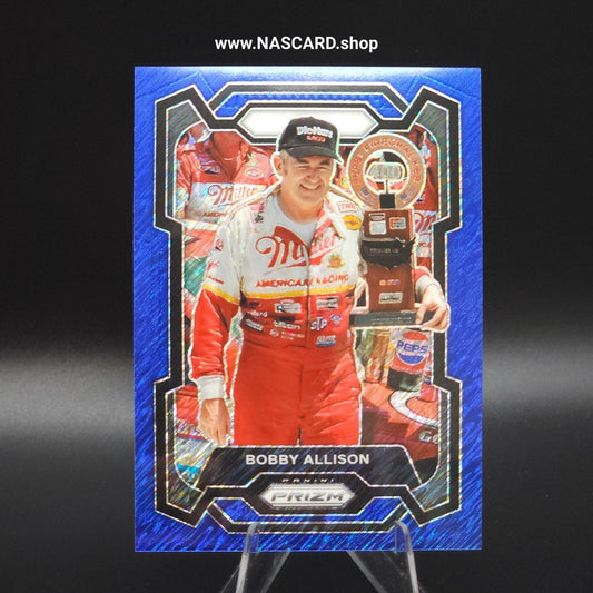2024 Panini Prizm Racing Blue Shimmer #62 Bobby Allison /10