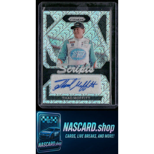 2024 Panini Prizm #S-TMT Thad Moffitt Scripts Mojo #/25