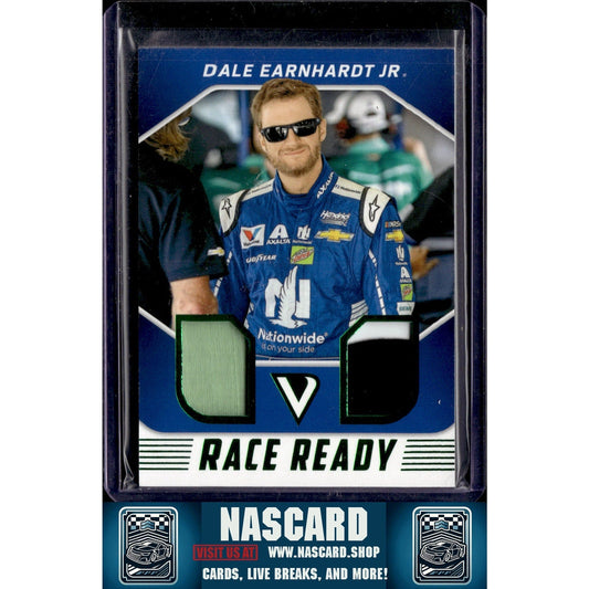 2018 Panini Victory Lane Dale Earnhardt Jr. Race Ready Dual Materials Green #/99