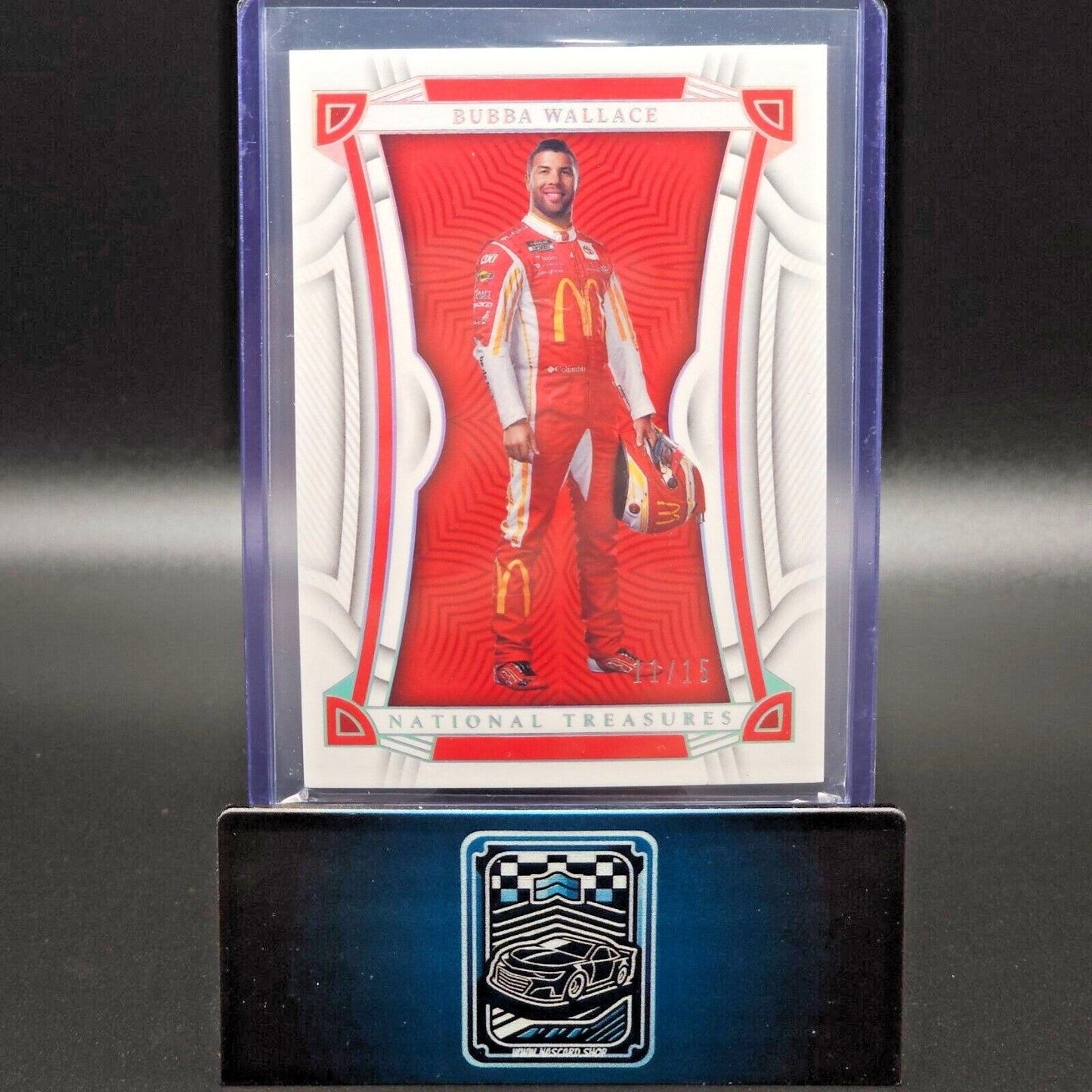 2023 Panini National Treasures Racing Base Holo SIlver #31 Bubba Wallace 11/15