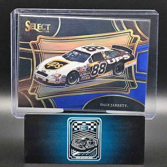 2024 Panini Select Racing Pit Road Black And Blue Prizm #184 Dale Jarrett /49