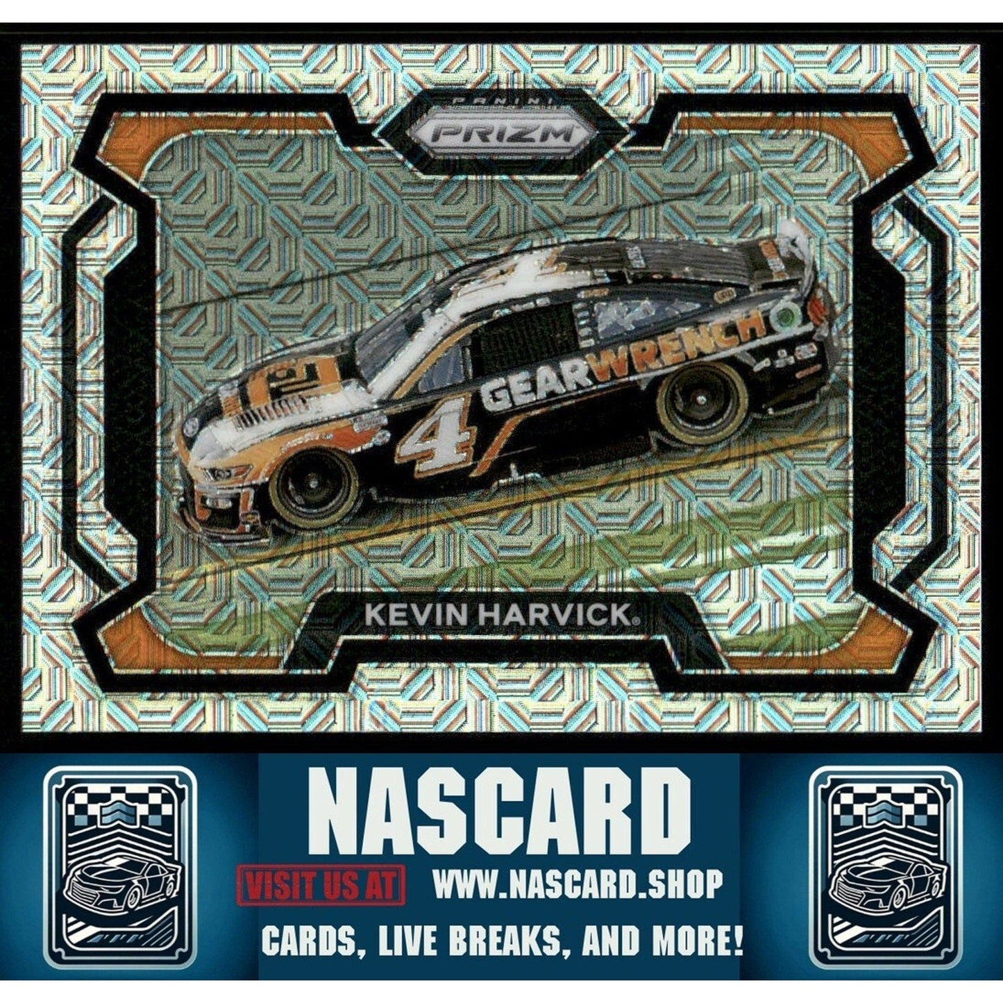2024 Panini Prizm - Base Rides Mojo Prizm Kevin Harvick #75 /25
