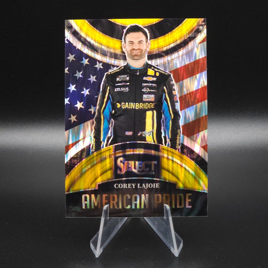 2024 Panini Select - American Pride Gold Flash Prizm #12 Corey LaJoie /10
