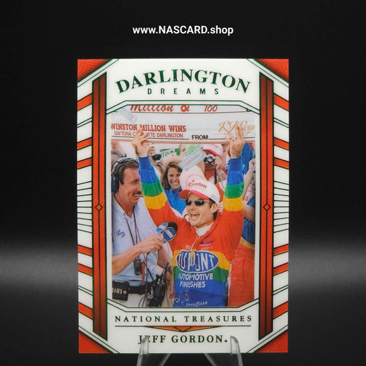 2024 National Treasures Darlington Dreams Green Jeff Gordon /5