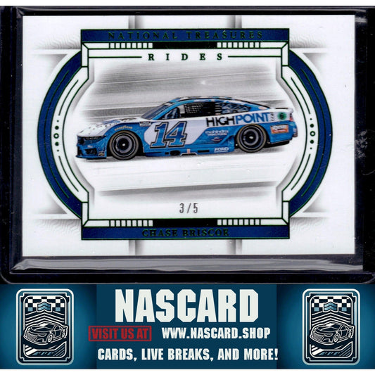 2024 Panini National Treasures #45 Chase Briscoe Green