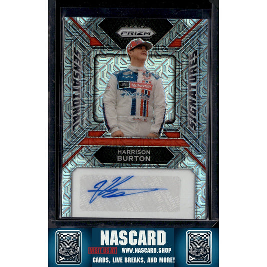 2024 Panini Prizm #SS-HBN Harrison Burton Sensational Signatures Mojo