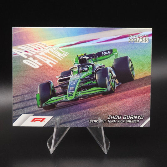 2024 Topps Paddock Pass Formula 1 - Angle of Attack #AA-14 Zhou Guanyu