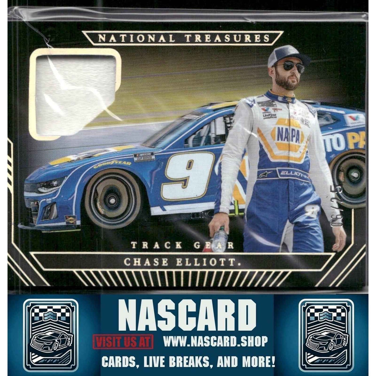 2024 National Treasures Track Gear Holo Silver Chase Elliott /25