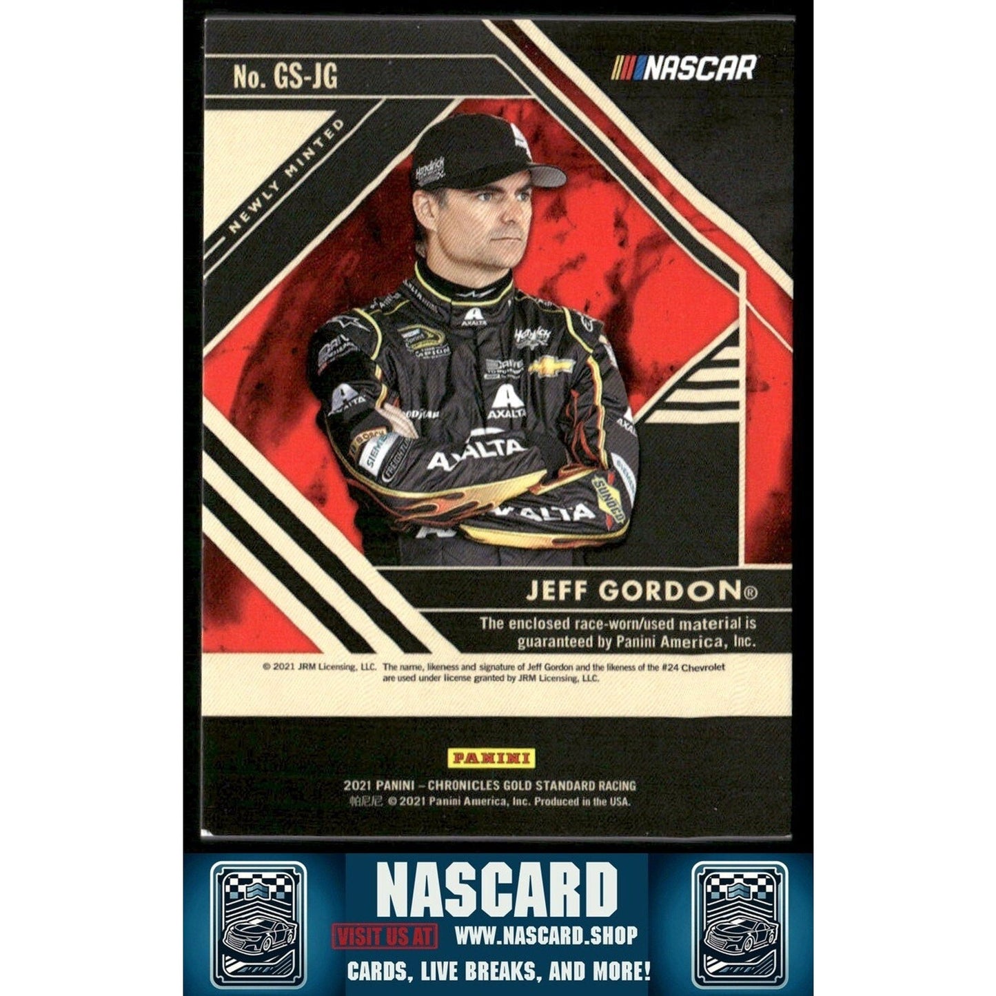 2021 Panini Chronicles Gold Standard Jeff Gordon #14 Rainbow! 1/1 /10 /25 /49 + Base