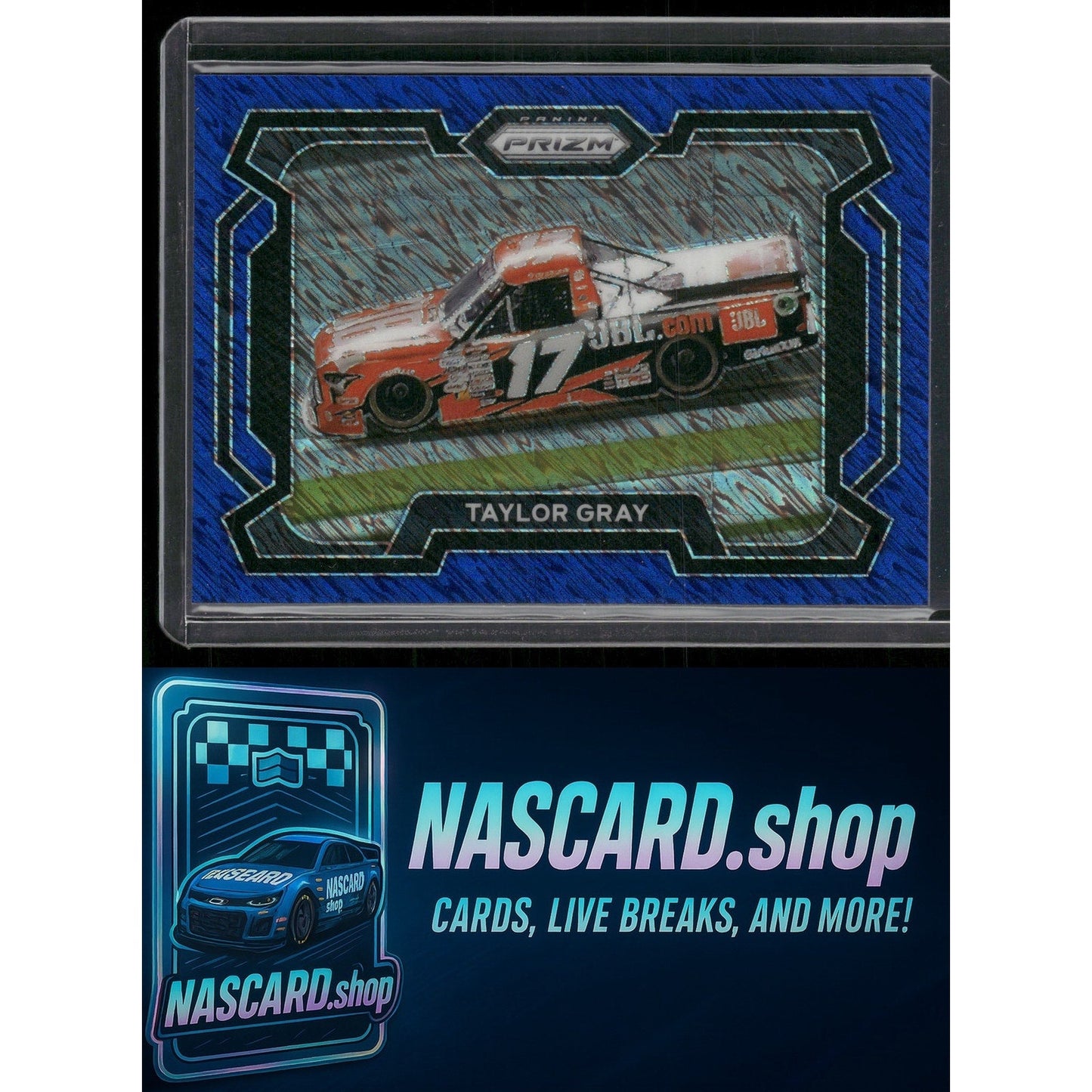 2024 Panini Prizm #80 Taylor Gray Blue Shimmer #/10
