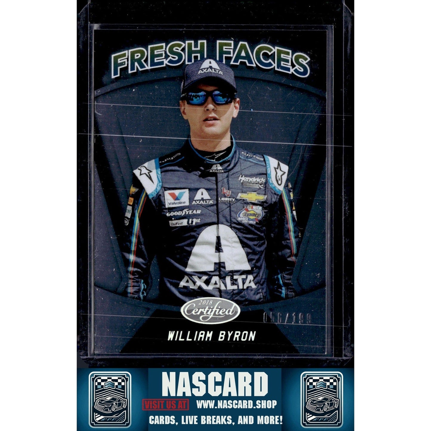 2018 Panini Certified #FF3 William Byron Fresh Faces #/199