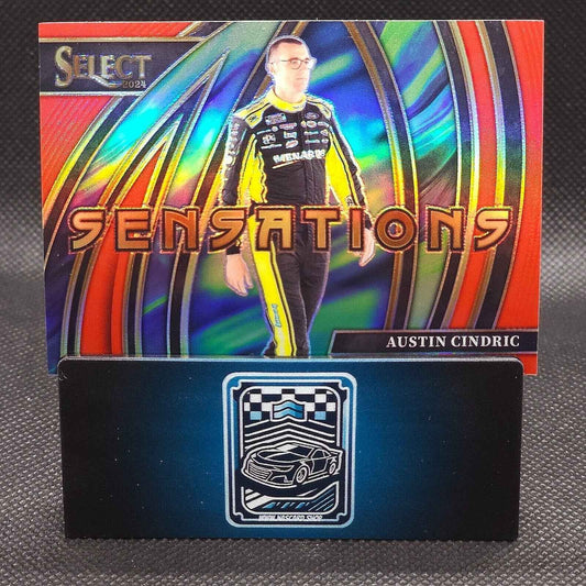 2024 Panini Select Racing Sensations Red Prizm #1 Austin Cindric 67/99