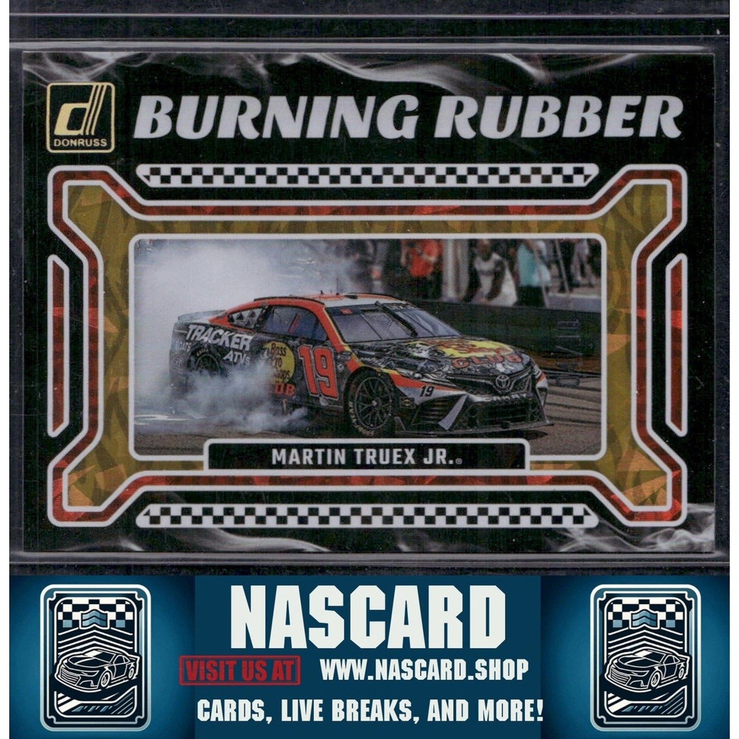 2024 Donruss #17 Martin Truex Jr. Burning Rubber Gold Ice #/10