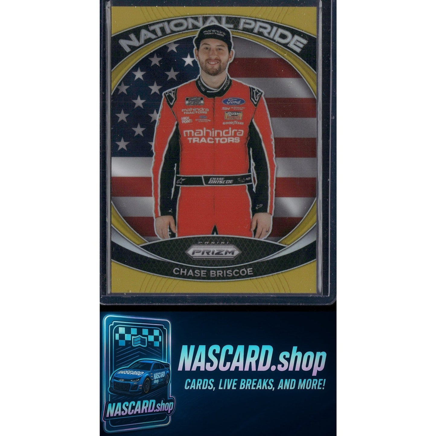 2024 Panini Prizm #7 Chase Briscoe National Pride Gold #/10