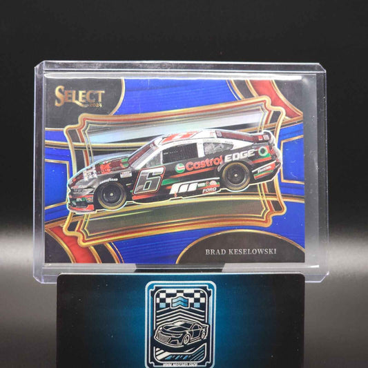 2024 Panini Select - Pit Road Blue Prizm #110 Brad Keselowski /175