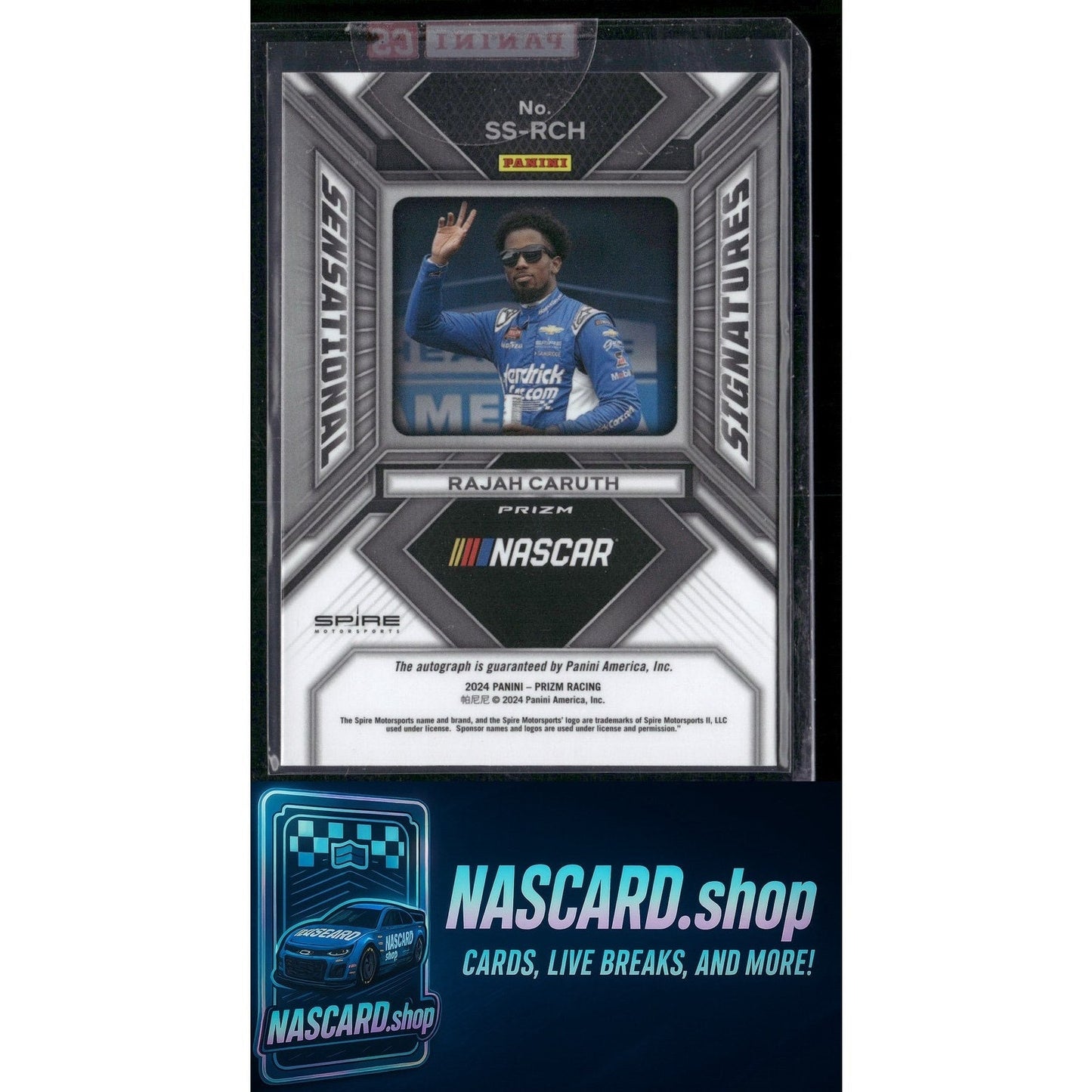 2024 Panini Prizm #SS-RCH Rajah Caruth Sensational Signatures