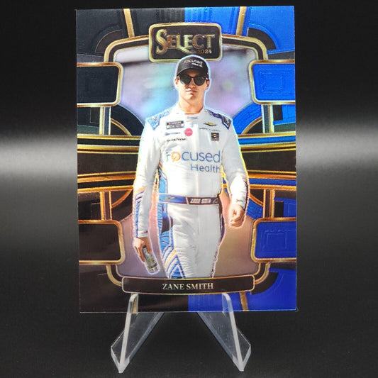 2024 Panini Select - Grandstand Black and Blue Prizm #41 Zane Smith /49
