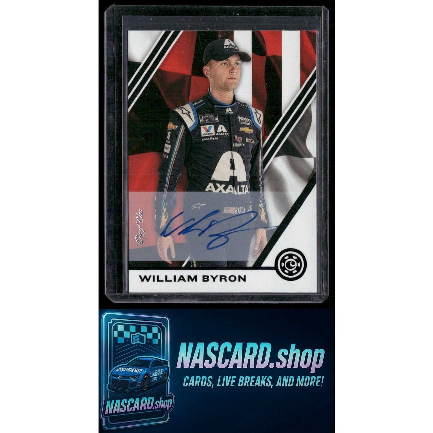 2020 Panini Chronicles #19 William Byron Chronicles Autographs Black #1/1