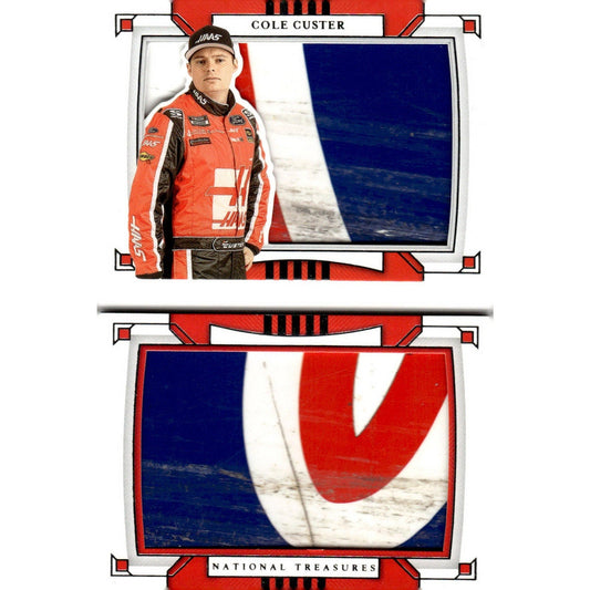 2020 National Treasures Cole Custer Jumbo Sheet Metal Booklet Duals #18/18