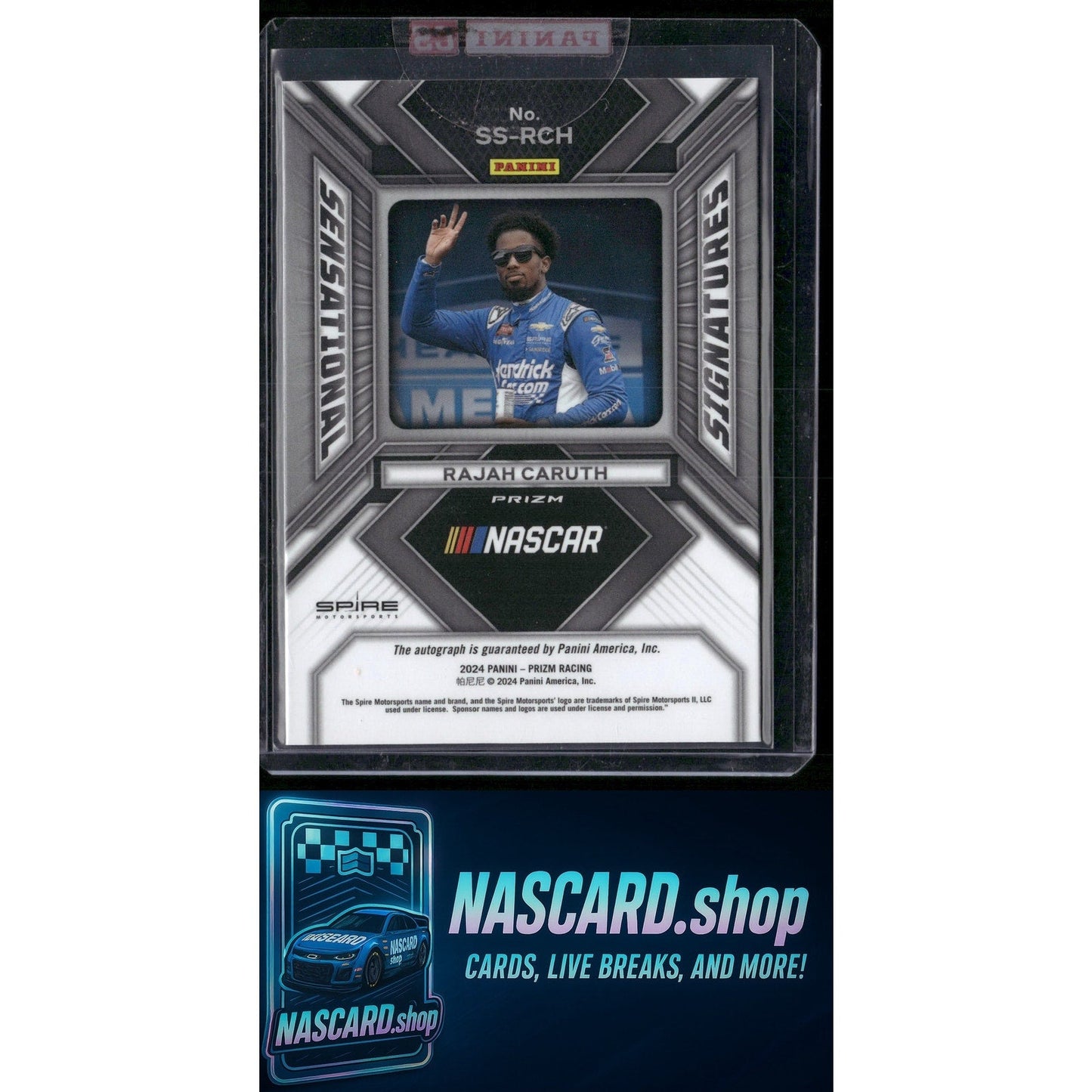 2024 Panini Prizm #SS-RCH Rajah Caruth Sensational Signatures