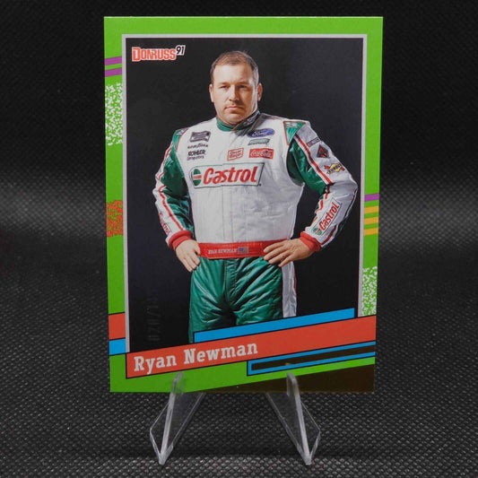2024 Panini Donruss Racing 1991 Retro Lime Green #132 Ryan Newman 020/149