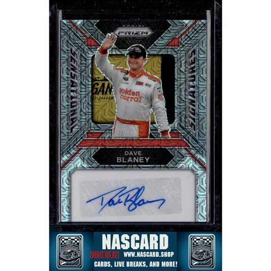 2024 Panini Prizm #SS-DBY Dave Blaney Sensational Signatures Mojo #/25
