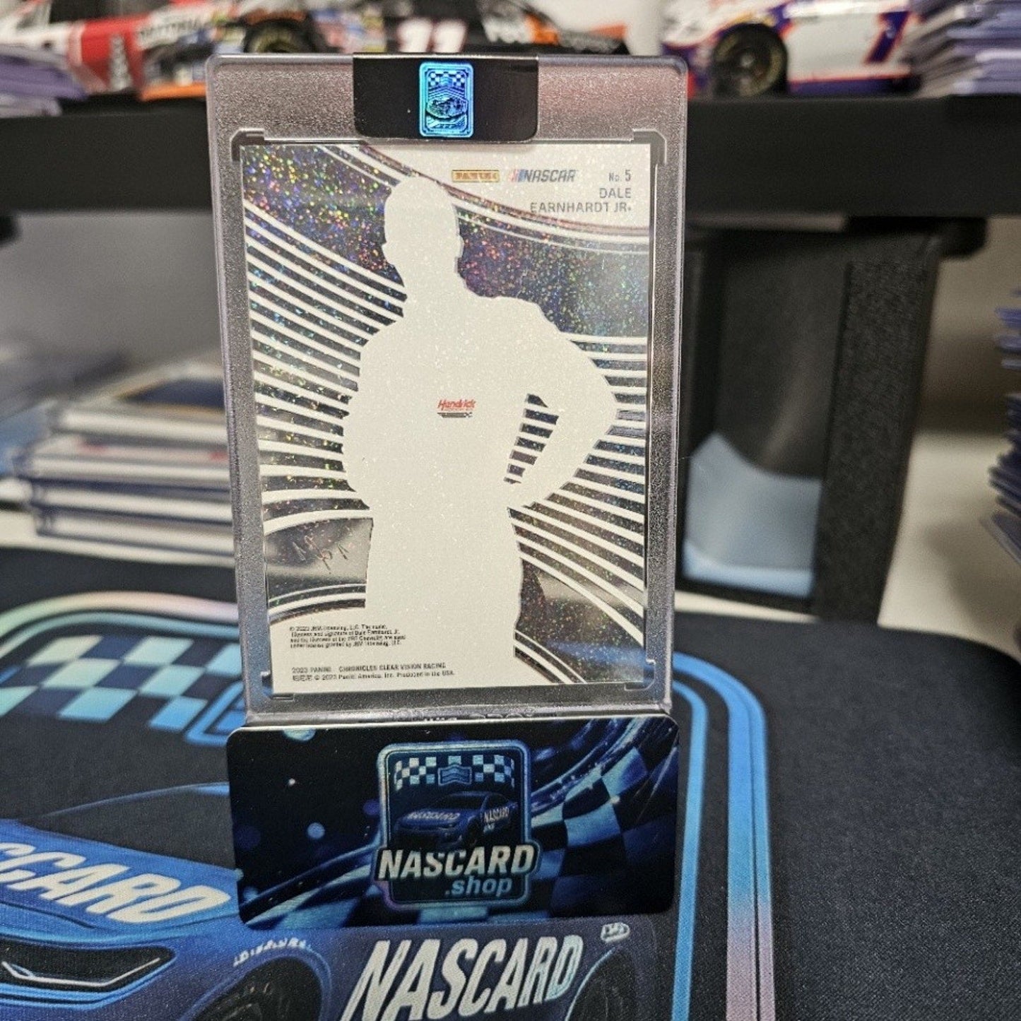 2023 Panini Chronicles #5 Dale Earnhardt Jr Clear Vision Black #1/1