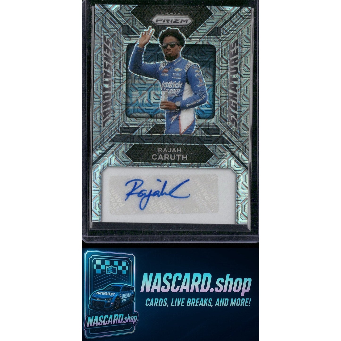 2024 Panini Prizm #SS-RCH Rajah Caruth Sensational Signatures Mojo #/25