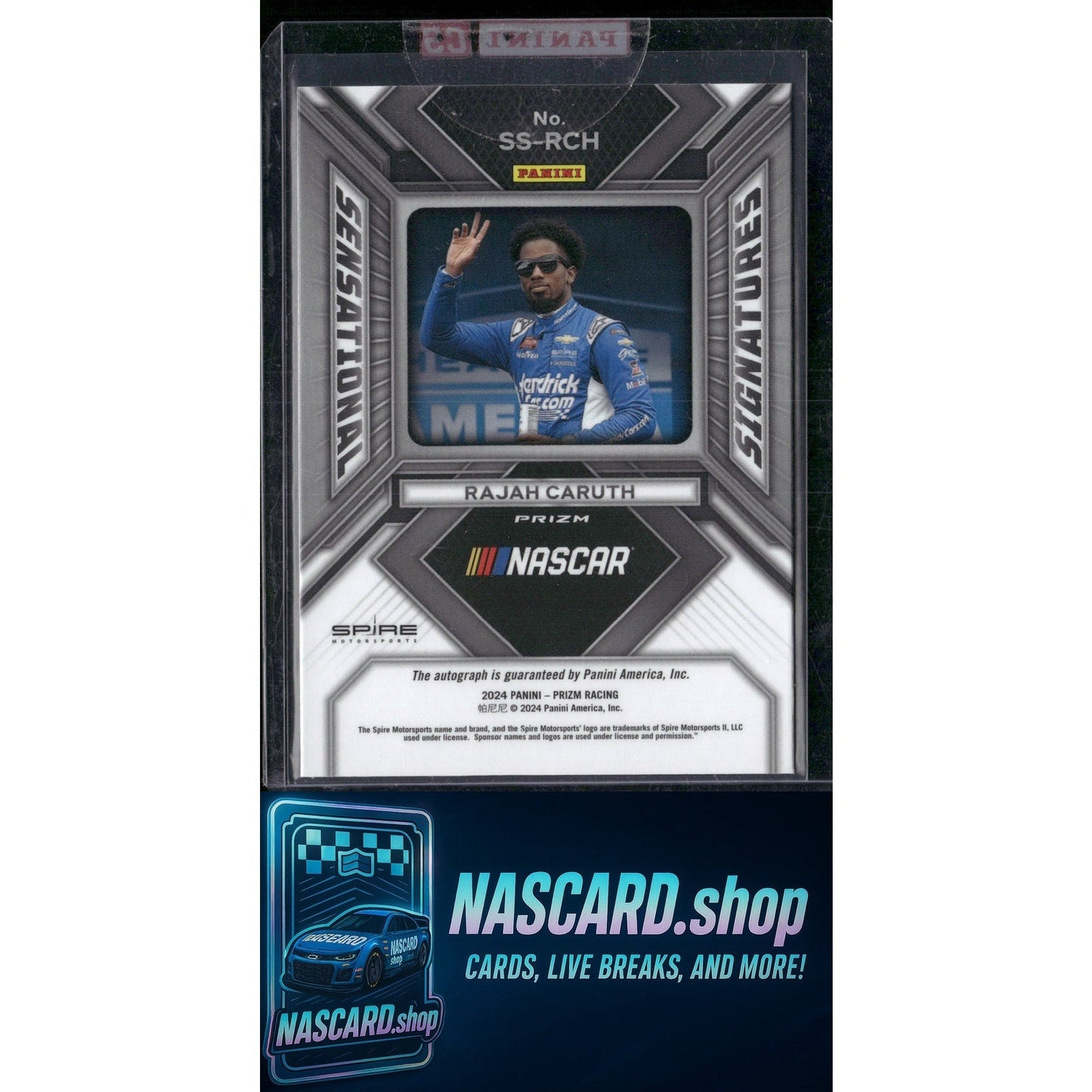 2024 Panini Prizm #SS-RCH Rajah Caruth Sensational Signatures