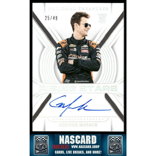 2024 Panini National Treasures Connor Mosack Rising Stars Holo Silver #/49 (RC)