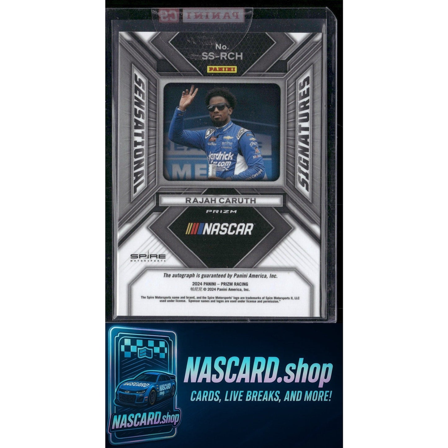 2024 Panini Prizm #SS-RCH Rajah Caruth Sensational Signatures