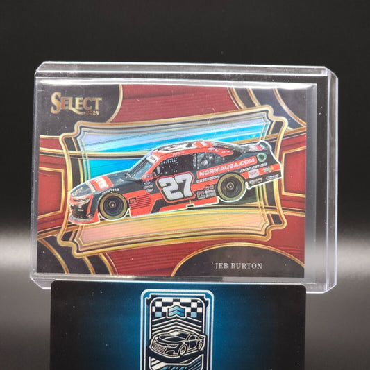 2024 Panini Select - Pit Road Maroon Prizm #146 Jeb Burton /125