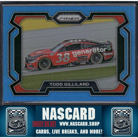 2024 Panini Prizm #60 Todd Gilliland Carolina Blue