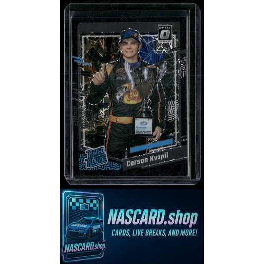 2024 Donruss #96 Carson Kvapil Rated Rookie Optic Black Velocity #/39