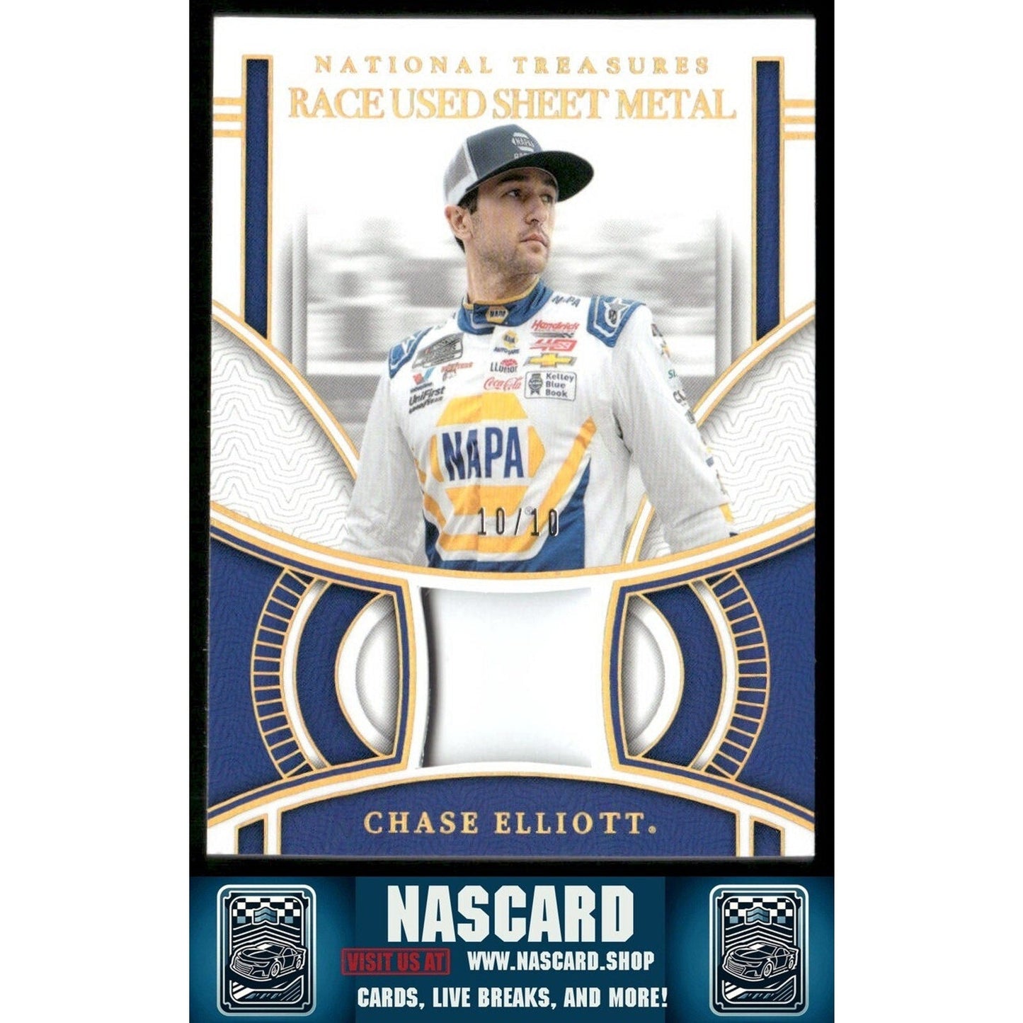 2024 National Treasures Race Used Sheet Metal Holo Gold Chase Elliott 10/10