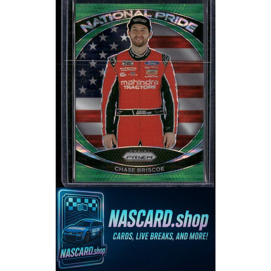 2024 Panini Prizm #7 Chase Briscoe National Pride Green Pulsar #14/25