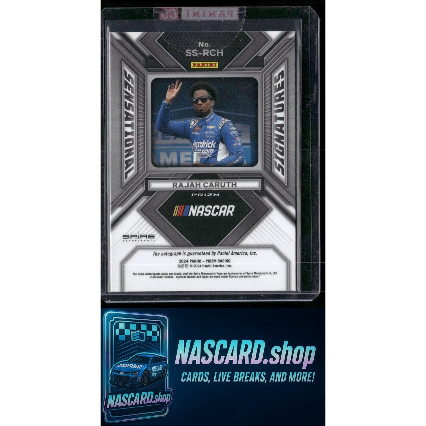 2024 Panini Prizm #SS-RCH Rajah Caruth Sensational Signatures